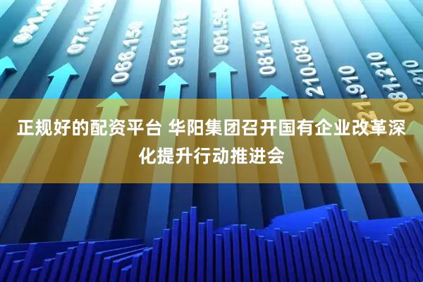 正规好的配资平台 华阳集团召开国有企业改革深化提升行动推进会